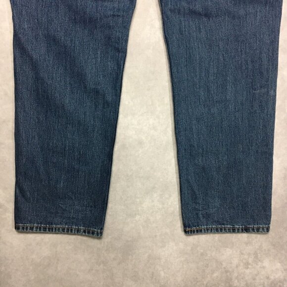 Levis Mens 550 Relaxed Fit Blue Jeans size 40x32 Cotton Denim Pants Copper Rivet - Picture 14 of 16